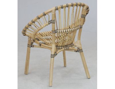 Fauteuil rond en rotin Jazz (Naturel)