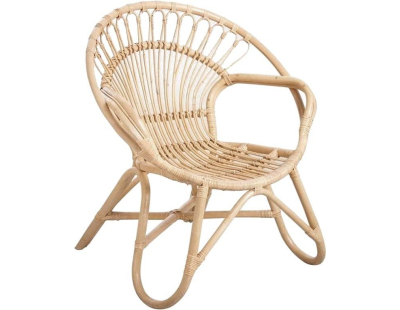 Fauteuil en rotin naturel Tengah