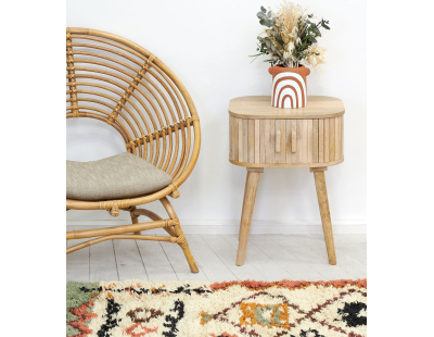 Fauteuil en rotin naturel  ajouré