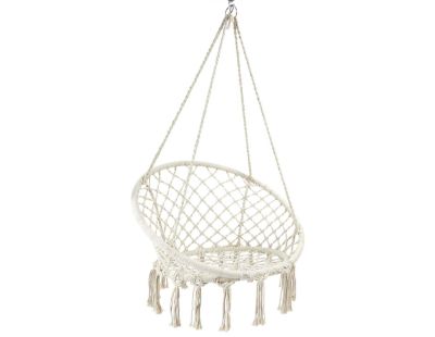 Fauteuil suspendu macramé Terre inconnue 120 x 80 cm