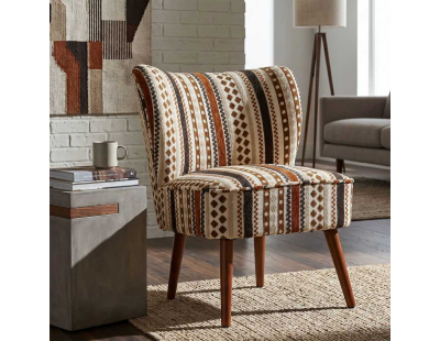 Fauteuil en tissu Ethnic 65 x 68 x 80 cm
