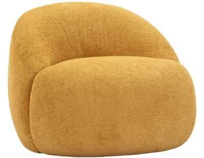 Fauteuil en tissu Ginevra 81 x 78 x 64 cm