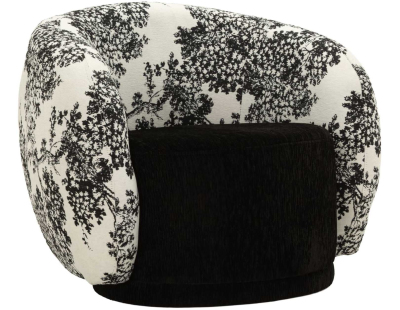 Fauteuil en tissu Oriental 90 x 78 x 74 cm