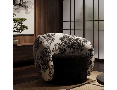 Fauteuil en tissu Oriental 90 x 78 x 74 cm