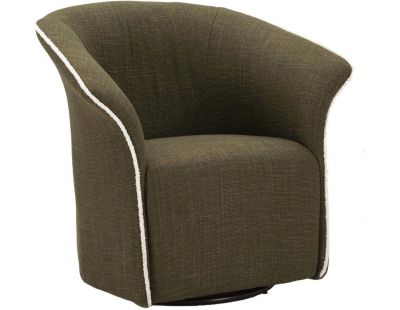 Fauteuil en tissu Siena 83.5 x 66 x 80 cm (Vert)