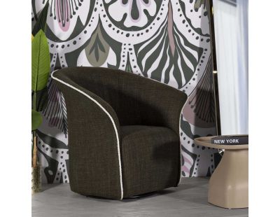 Fauteuil en tissu Siena 83.5 x 66 x 80 cm (Vert)