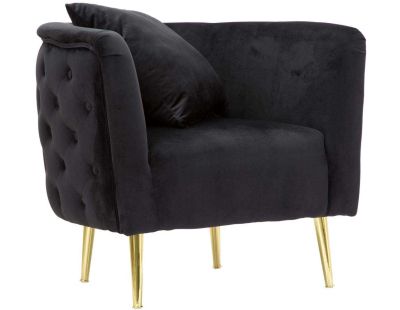 Fauteuil en tisu matelassé Bucarest 76 x 74 x 71 cm