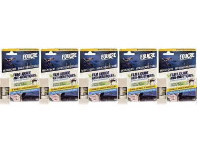 Film liquide larvicides anti moustiques et larves de moustiques 15ml (Lot de 5 flacons de 15 ml)