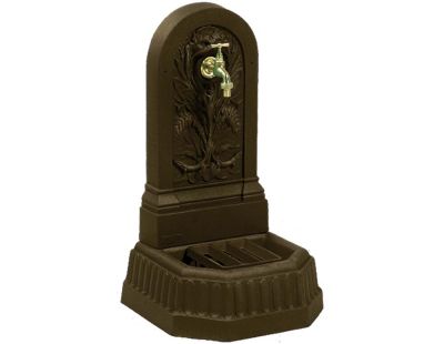 Fontaine  murale de jardin Triton (Vieux Bronze)