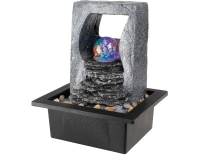 Fontaine en polyrésine avec LED Bauble (Modèle 1)