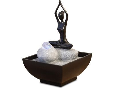 Fontaine en résine Yoga 2