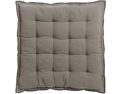 Galette de chaise en coton recyclé Grace (unitaire) (Ombre)