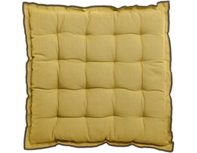 Galette de chaise en coton recyclé Grace (unitaire) (Badiane)