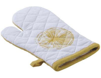 Gant de cuisine en coton Citron (Lot de 2)