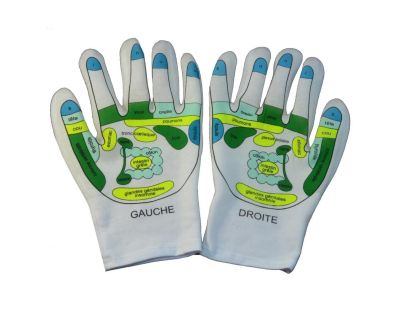 Gants hydratants Réflexologie & Spa (La paire)