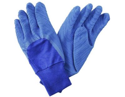 Gants de jardinage latex polyvalents All around (Bleu - taille L)