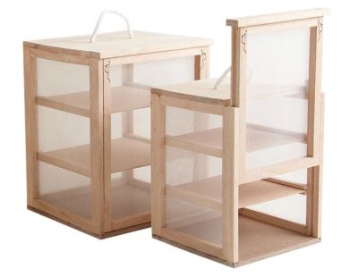 Garde-manger - Fromagers en bois (lot de 2)