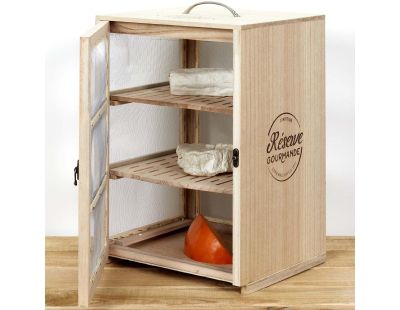 Garde manger en bois Réserves gourmandes 3 niveaux