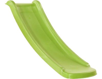 Glissière de toboggan avec vague en PEHD toba 120cm (Vert lemon)