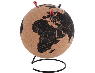 Globe terrestre en liège World (20 x 25 cm)