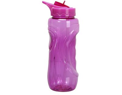 Gourde de sport bouchon avec paille 900 ml (Fuschia)