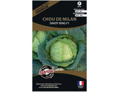Graines potagères premium chou (Chou de Milan Savoy King)