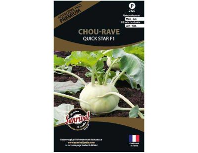 Graines potagères premium chou (Chou rave Quick star)