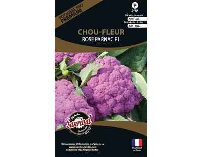 Graines potagères premium chou (Chou-fleurs Rose Parnac)