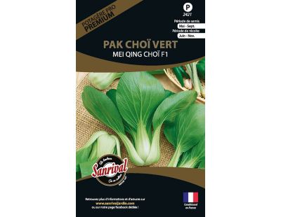 Graines potagères premium pak choï (Vert)