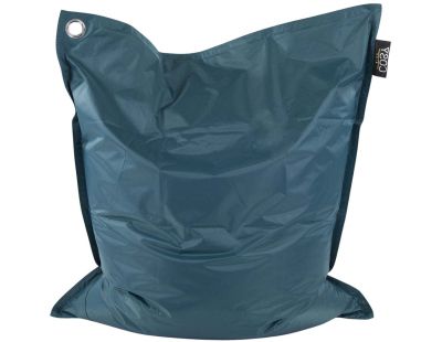 Grand coussin uni Maxi (Bleu canard)