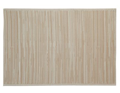 Grand tapis d'extérieur en polypropylène 160 x 230 cm (Uni - Beige)