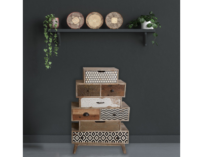 Grande commode en manguier Zigzag