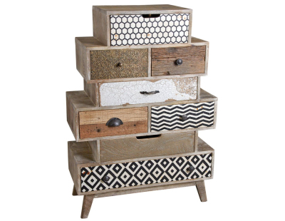 Grande commode en manguier Zigzag