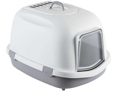 Grande maison de toilette Super Queen gris perle
