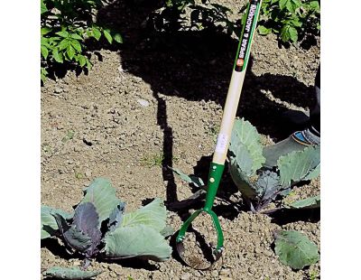 Grattoir de rocaille dentelé manche en bois