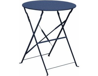 Table ronde en acier 60 cm Cuba (Bleu)