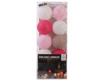 Guirlande lumineuse boules 10 LEDs 175 cm