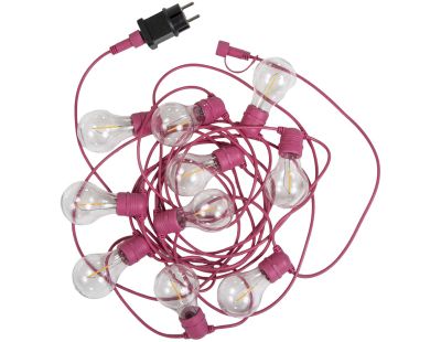 Guirlande lumineuse led 10 ampoules Allegra (Rose)