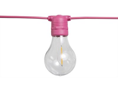 Guirlande lumineuse led 10 ampoules Allegra (Rose)