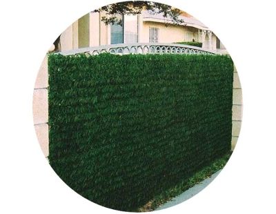Haie artificielle 140 brins vert thuya en rouleau (1.2 x 3 m (Lot de 12))