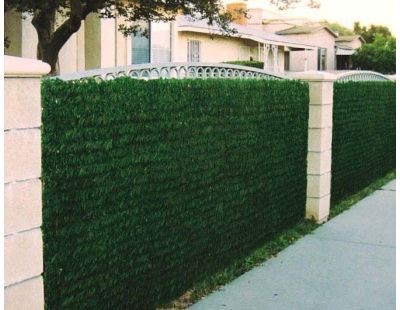 Haie artificielle 140 brins vert thuya en rouleau (1.2 x 3 m (Lot de 12))