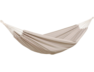 Hamac artisanal brésilien avec sac de rangement (Sable)