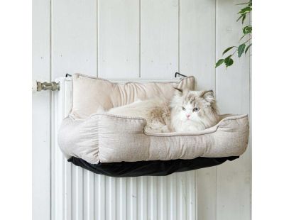 Hamac sofa pour chat spécial radiateur Cooper (Beige)