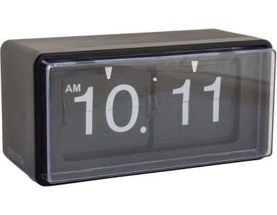 Horloge Clock Retro Boxed Flip (Noir)