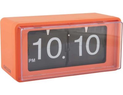 Horloge Clock Retro Boxed Flip (Orange)