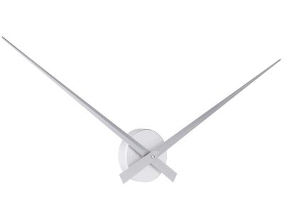 Horloge aiguilles Big Time 76cm (Argent)