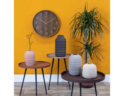 Horloge en bois Pure 40 cm (Bois foncé)
