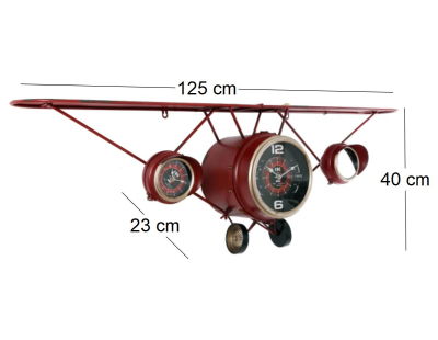 Horloge calandre d'avion étagère intégrée