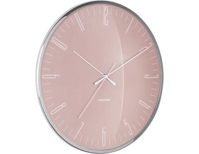 Horloge avec dôme en verre Dragonfly (Rose)