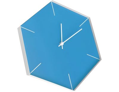 Horloge loft Héxagona 30 x 35 cm (Bleu)